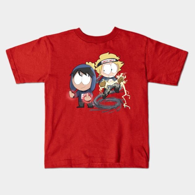 Super Craig and Wonder Tweek Kids T-Shirt by iiamti